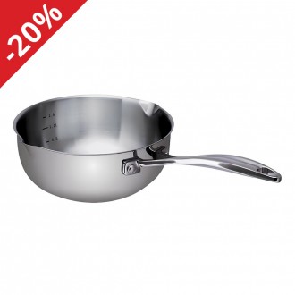 Cratita pentru sosuri cu maner, inox, 1.9 L, 20 cm, Chef - BEKA